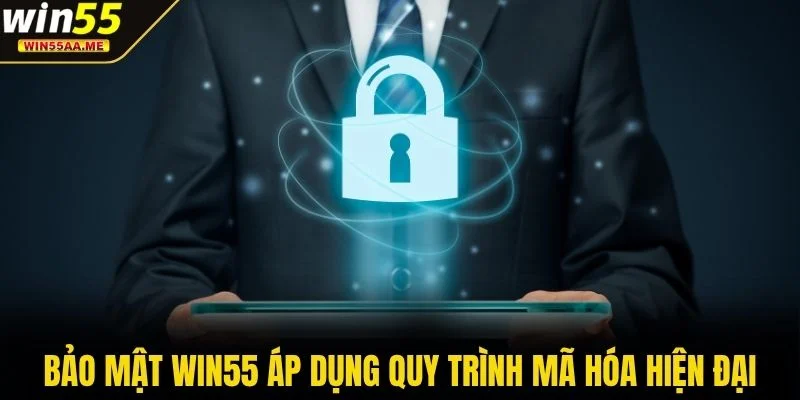 Bảo mật WIN55 áp dụng quy trình mã hóa hiện đại