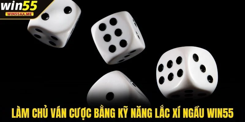Làm chủ ván cược bằng kỹ năng lắc Xí Ngầu WIN55