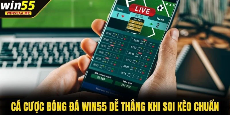 Cá Cược Bóng Đá WIN55 - Kèo Cực Hot Mang Tới Thưởng Khủng 4 Cá cược bóng đá WIN55 dễ thắng khi soi kèo chuẩn